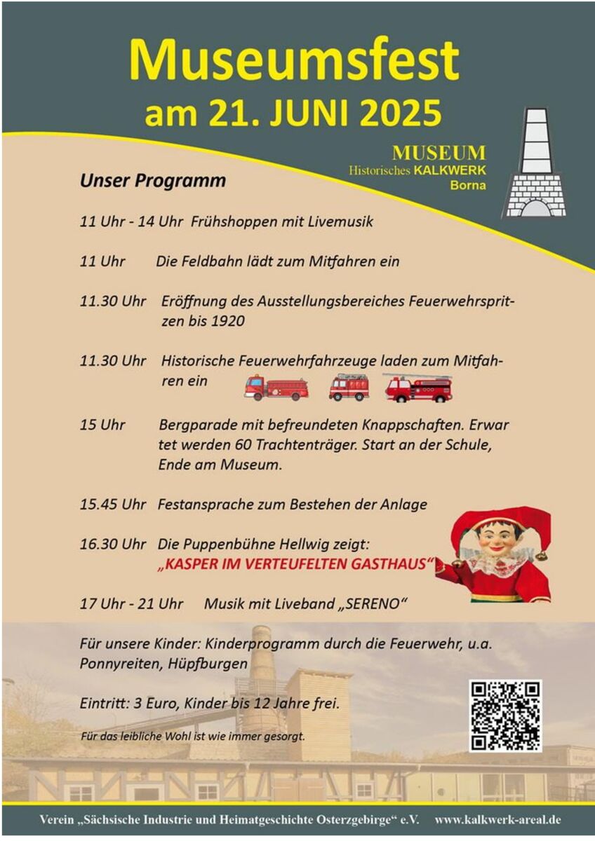 Flyer Museumsfest, 21. Juni 2025